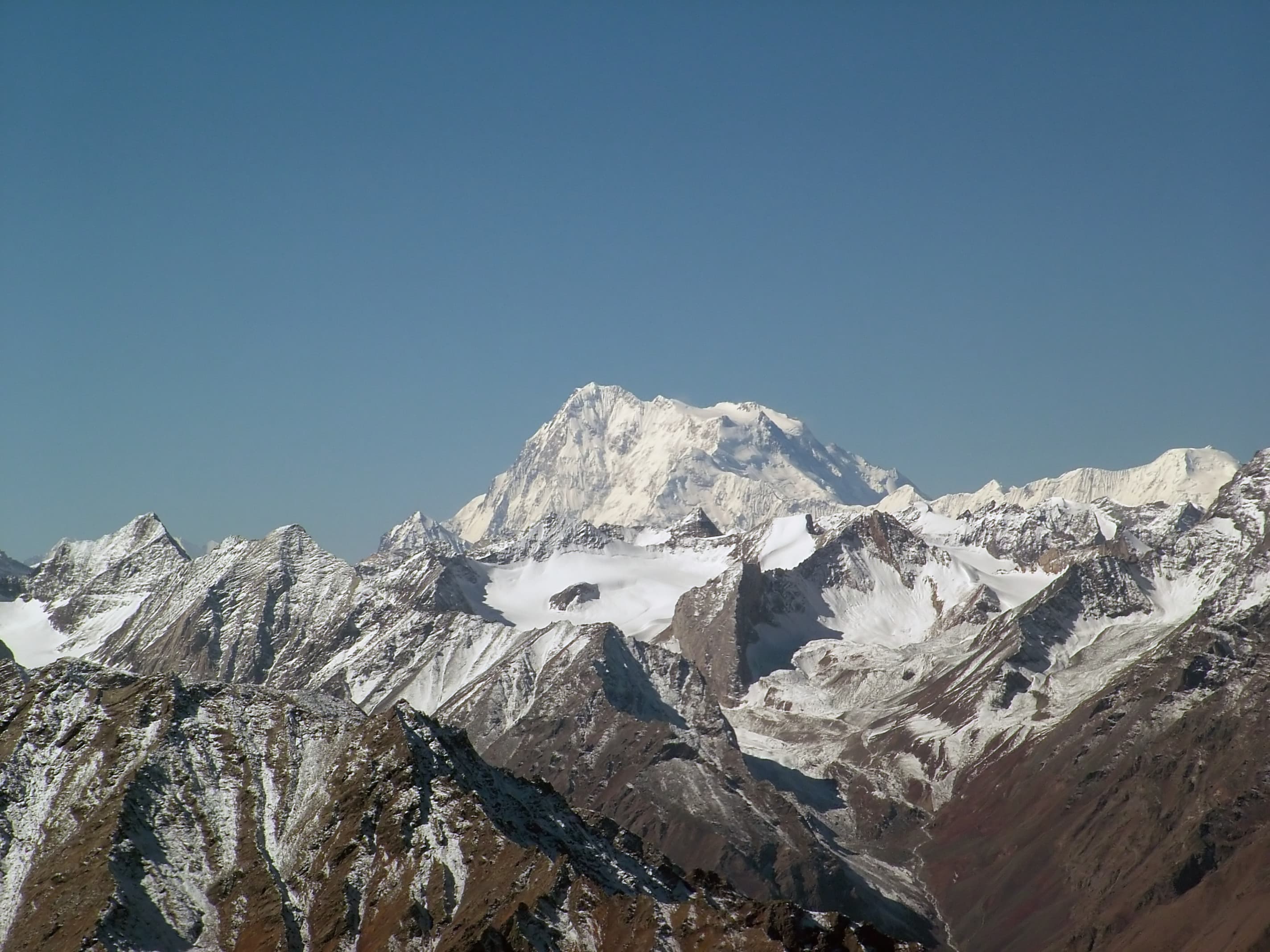 Tarashing village fields in the Rupal Valley below Nanga Parbat's south face